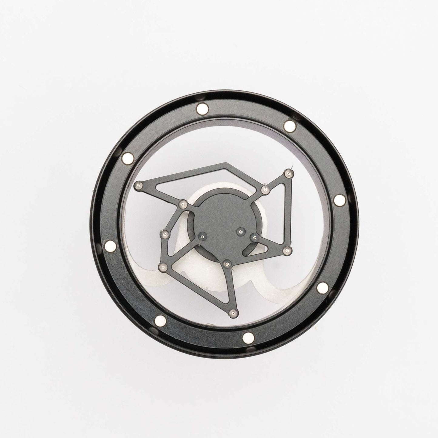 Hypergrind Coffee Needle Distributor Tool Birds Eye View Underside