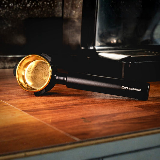 Hypergrind Black & Gold Bottomless Precision Kit (Breville 54mm)