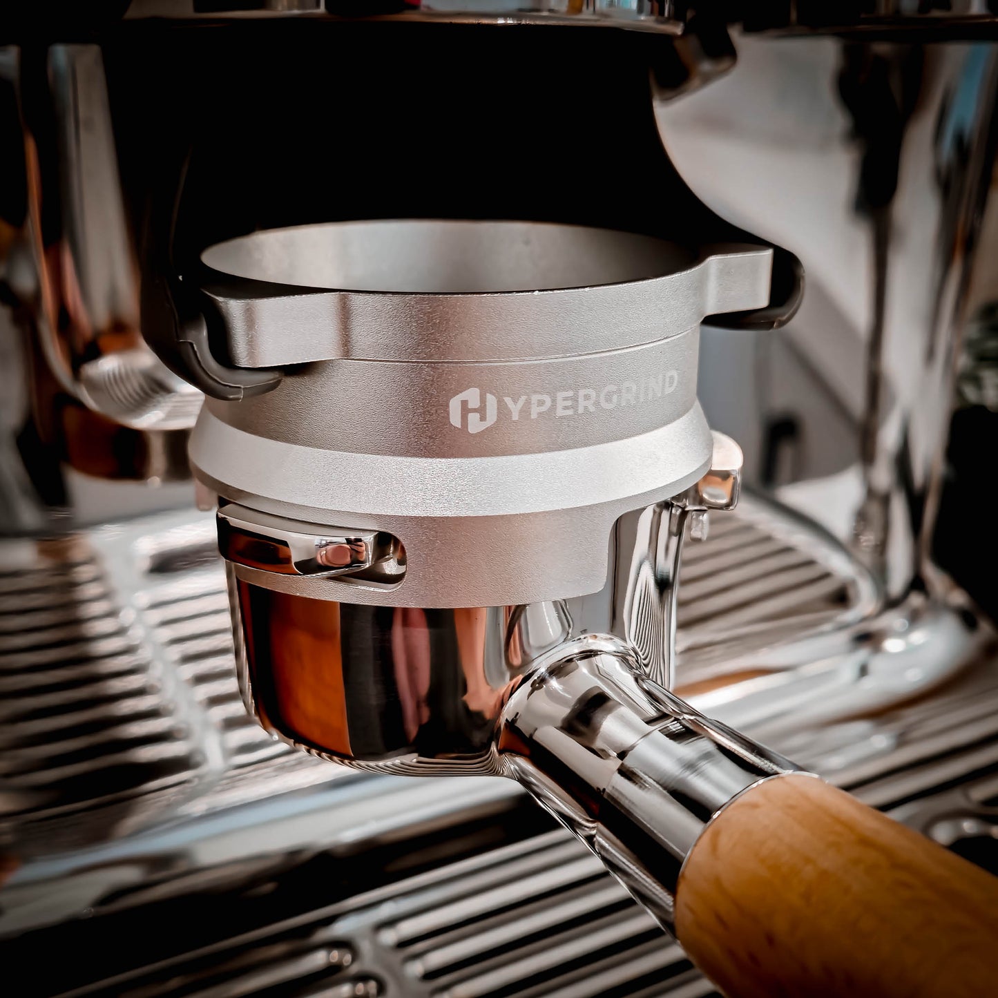 Breville 54mm Dosing Funnel Silver in Breville Barista 