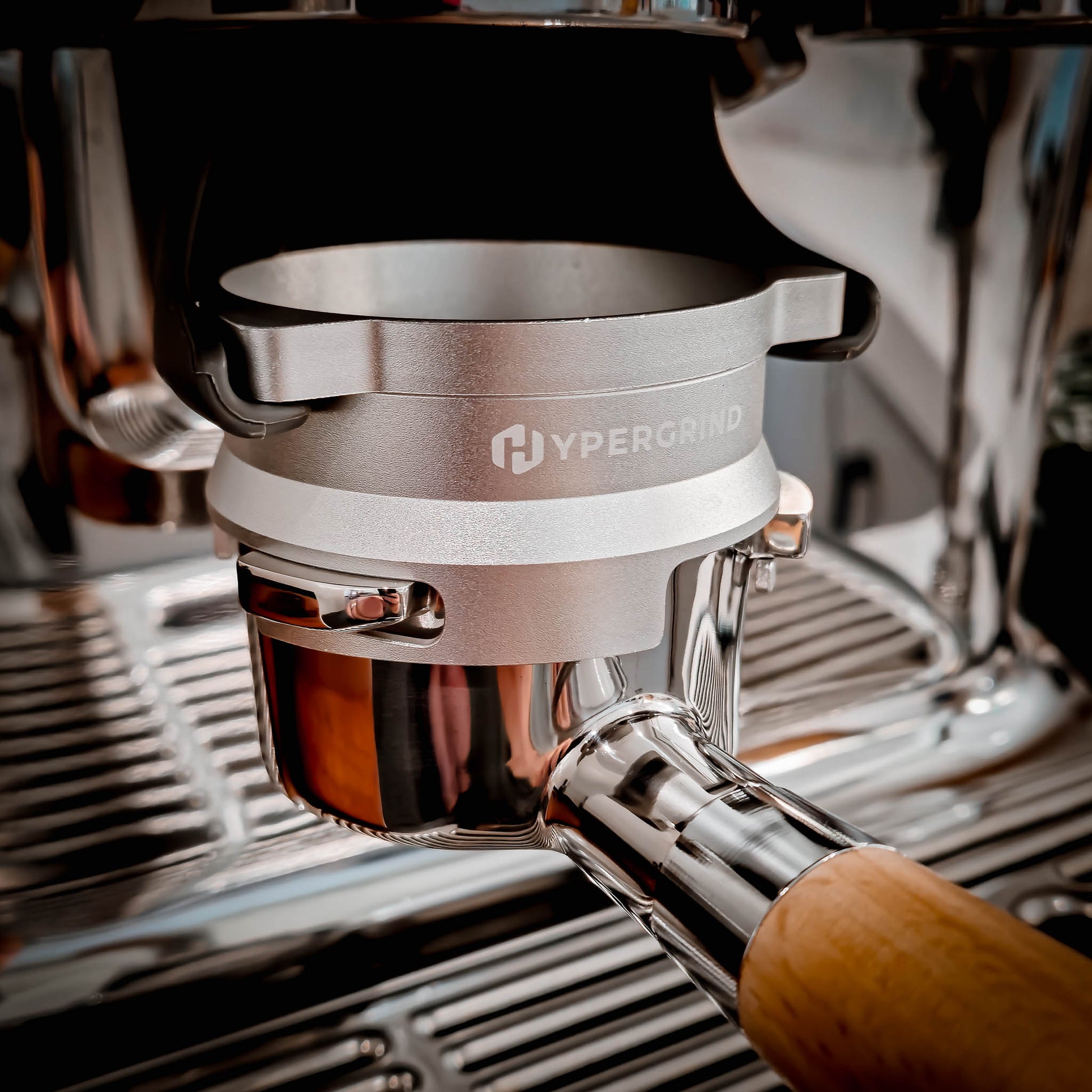 Breville 54mm Dosing Funnel Silver in Breville Barista 