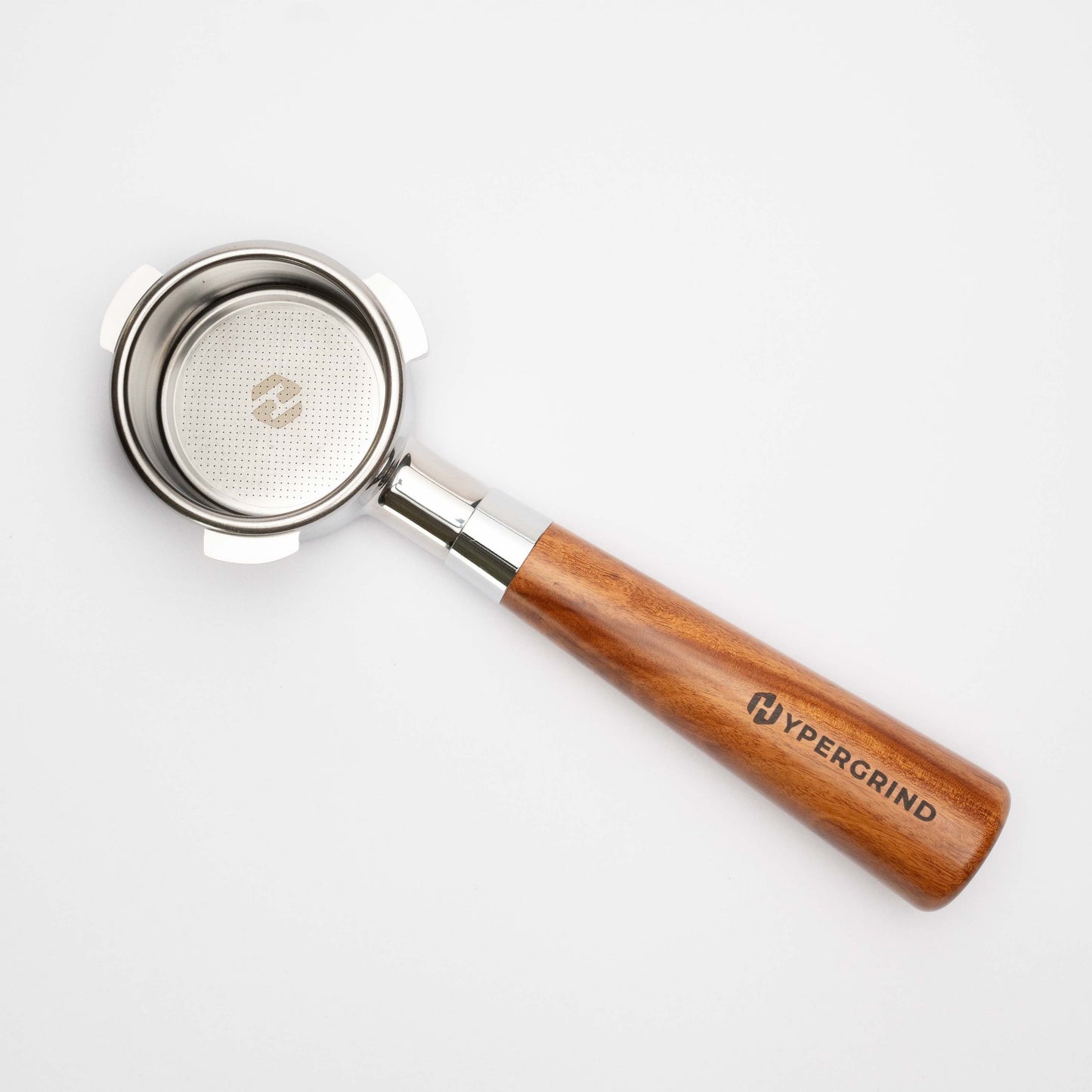 Breville 54mm Bottomless Portafilter (Rosewood) Straight