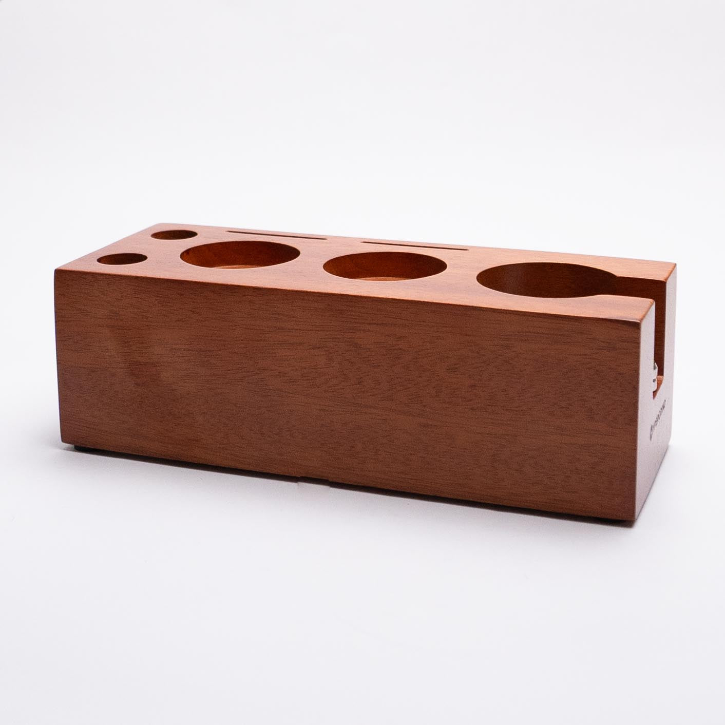 Coffee Tamping Station (Red Rosewood)